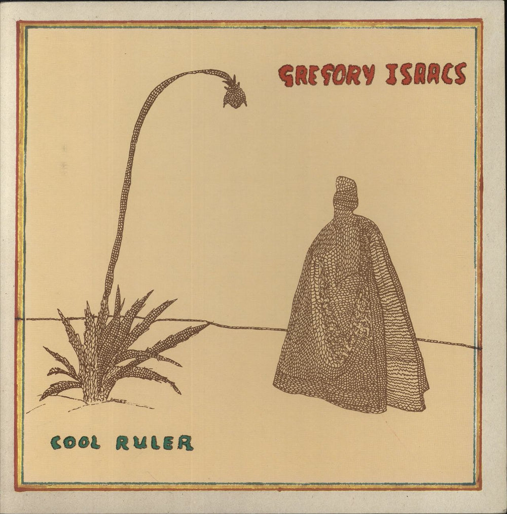 Gregory Isaacs Cool Ruler - yellow label UK vinyl LP album (LP record) FL1020