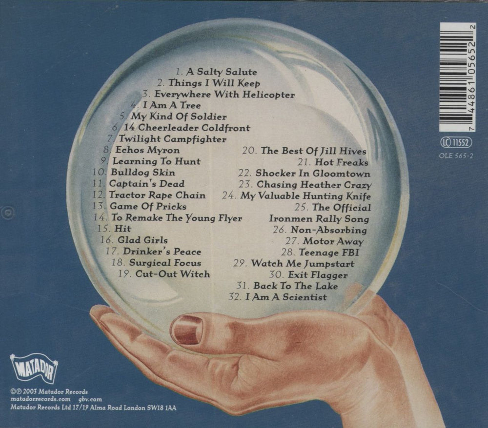 Guided By Voices The Best Of Guided By Voices - Human Amusements At Hourly Rates Australian CD album (CDLP) 744861056522