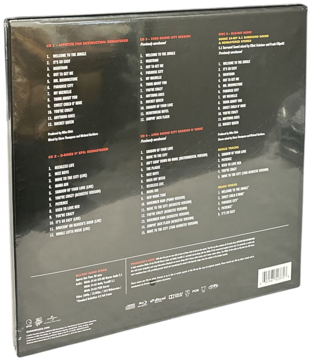 Guns N Roses Appetite For Destruction: Super Deluxe Edition - Sealed UK CD Album Box Set 602567523758