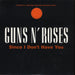 Guns N Roses Since I Don't Have You - Orange Vinyl UK 7" vinyl single (7 inch record / 45) GFS70