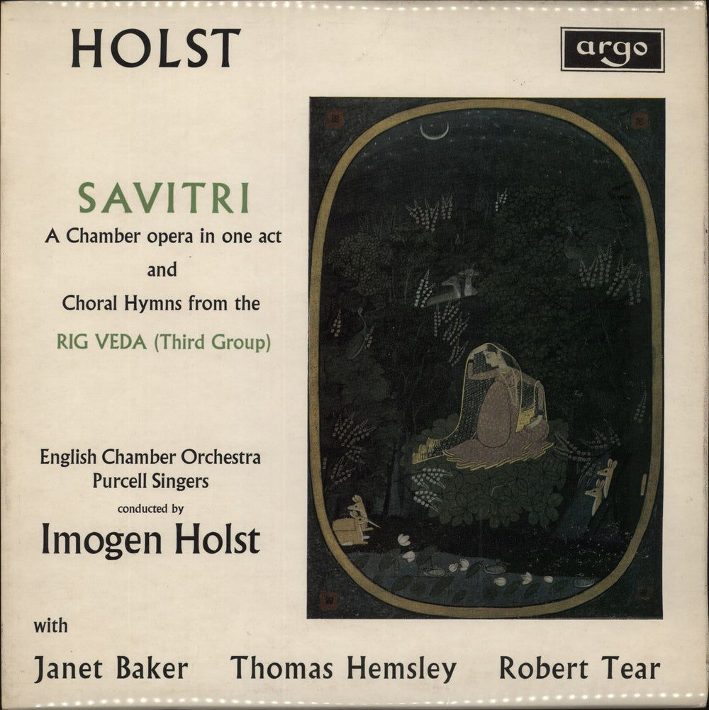 Gustav Holst Holst: Savitri And Choral Hymns UK vinyl LP album (LP record) ZNF6