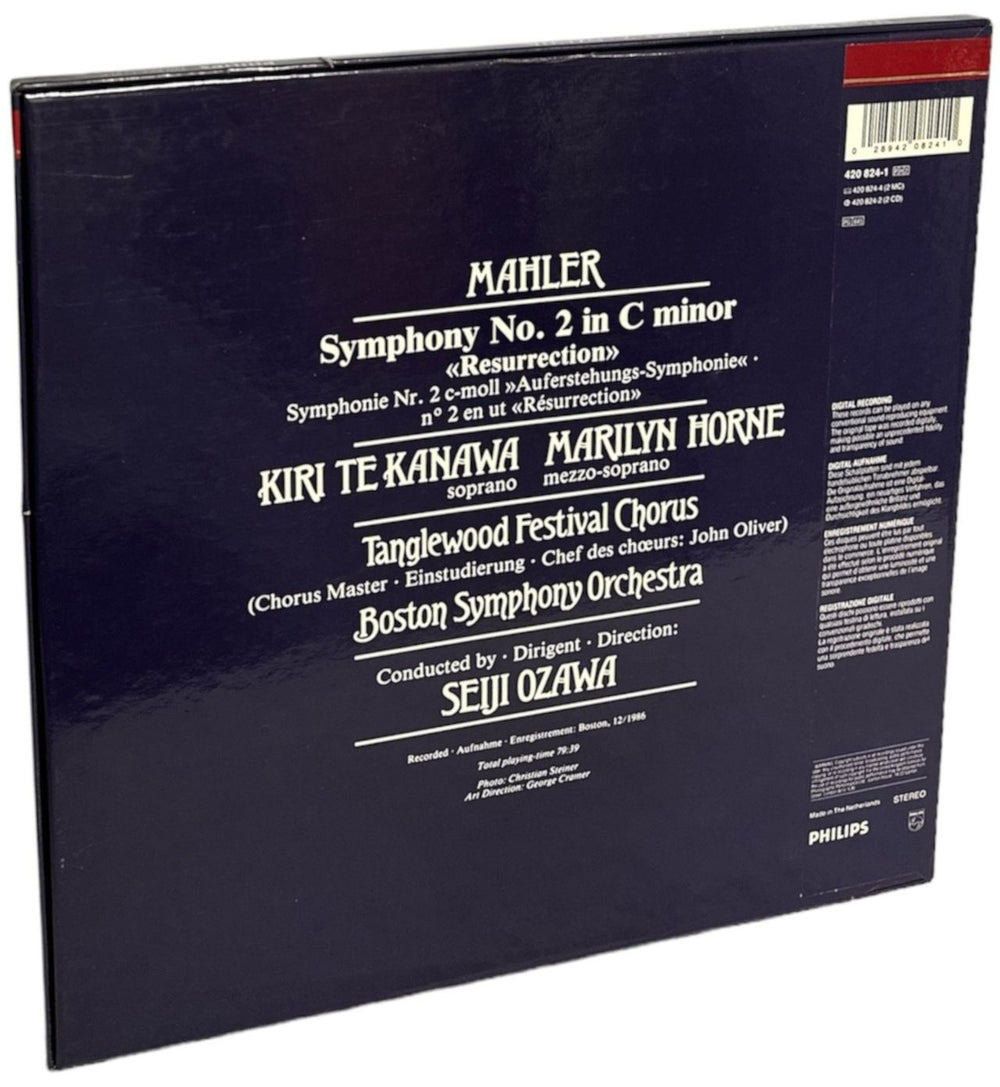 Gustav Mahler Symphony No. 2 UK 2-LP vinyl record set (Double LP Album) 028942082410