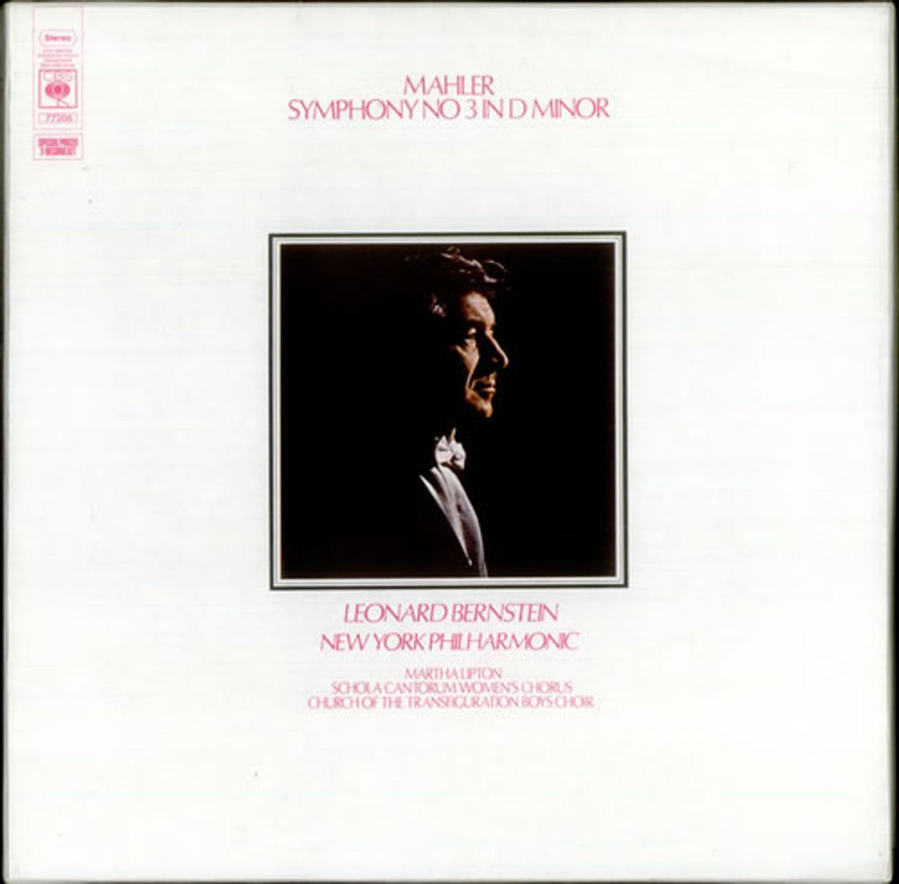 Gustav Mahler Symphony No. 3 in D minor UK 2-LP vinyl record set (Double LP Album) 77206