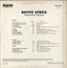 Guy Warren Native Africa UK vinyl LP album (LP record)