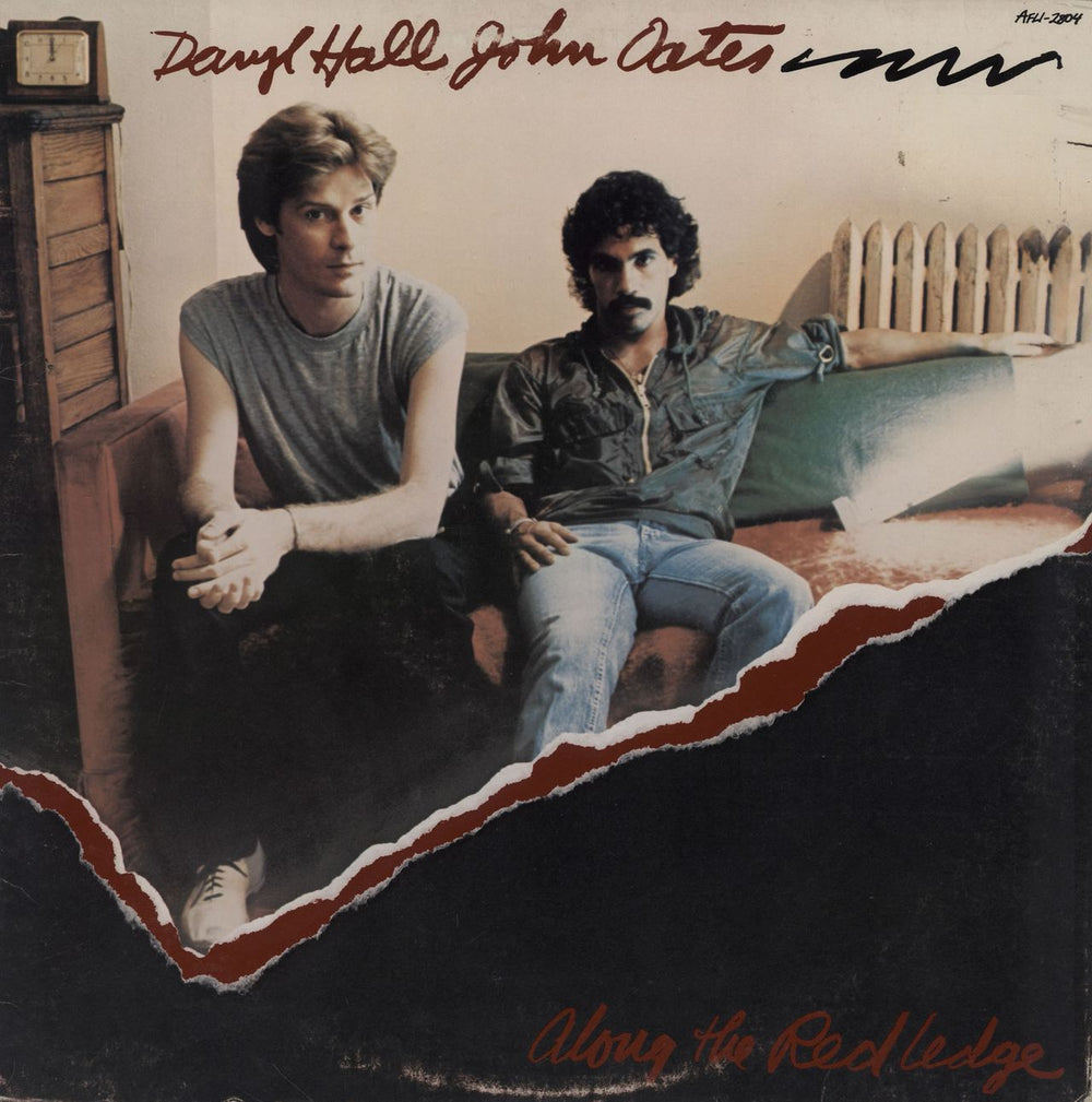 Hall & Oates Along The Red Ledge Canadian vinyl LP album (LP record) AFL1-2804