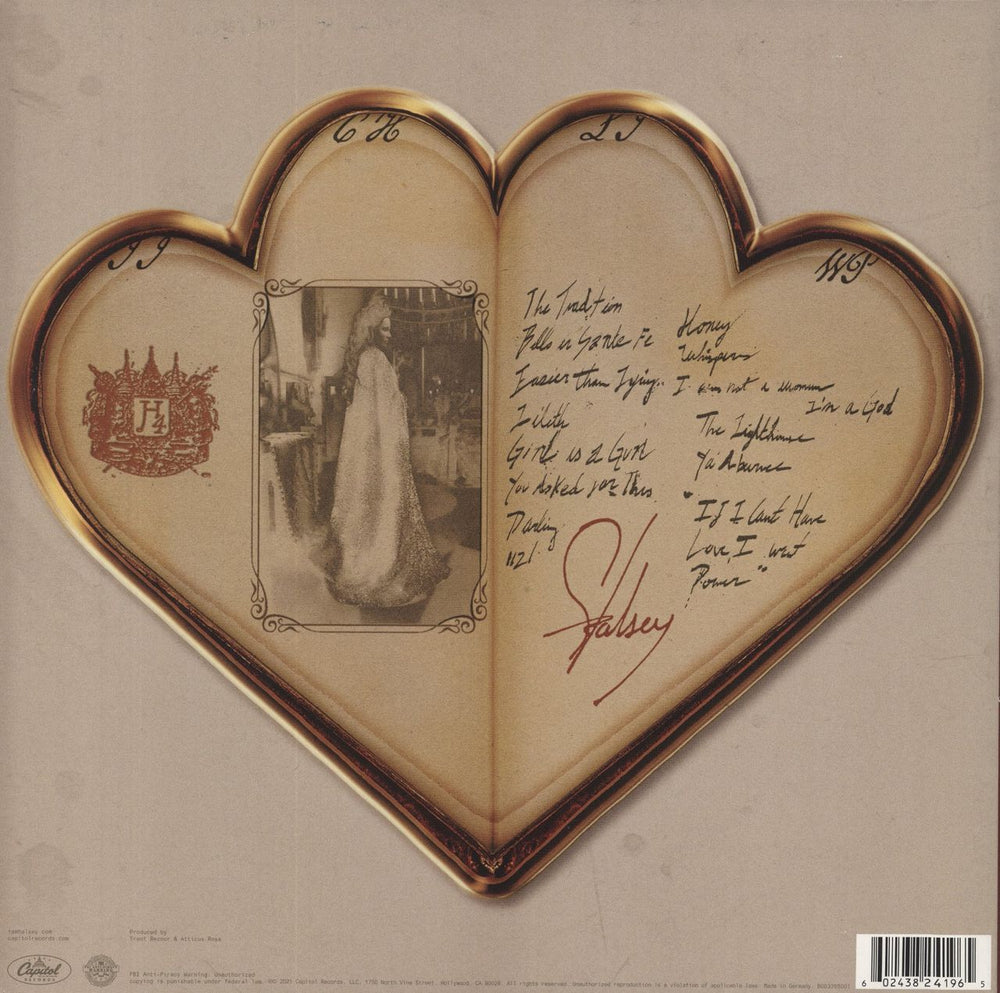 Halsey If I Can't Have Love, I Want Power - White Vinyl UK vinyl LP album (LP record) 602438241965