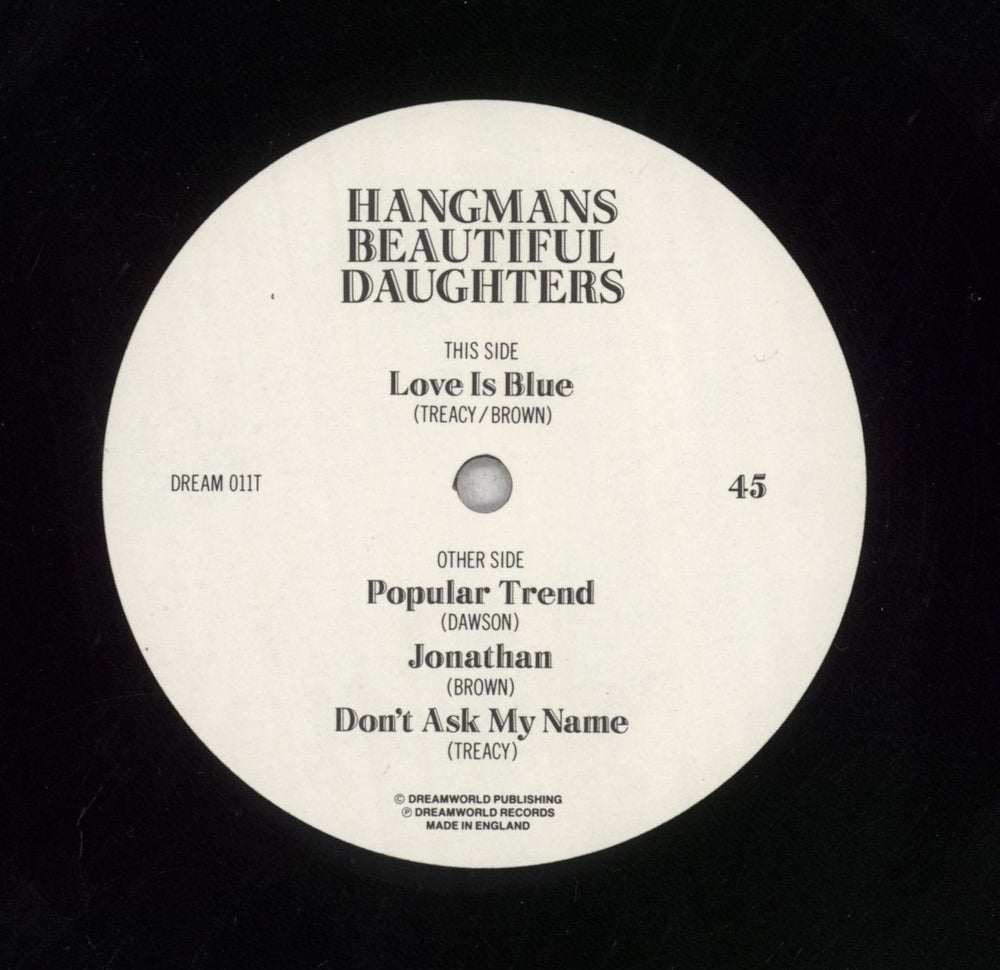 Hangman's Beautiful Daughters And...... Love Is Blue UK 12" vinyl single (12 inch record / Maxi-single)