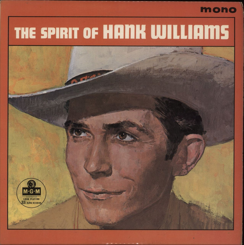 Hank Williams The Spirit Of Hank Williams - 1st UK vinyl LP album (LP record) MGMC956