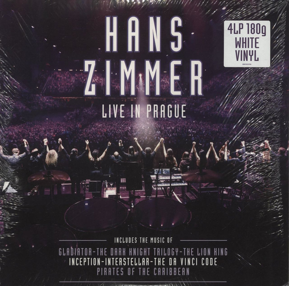 Hans Zimmer Live In Prague - 180 Gram - White Vinyl - Sealed UK 4-LP vinyl album record set 0879975