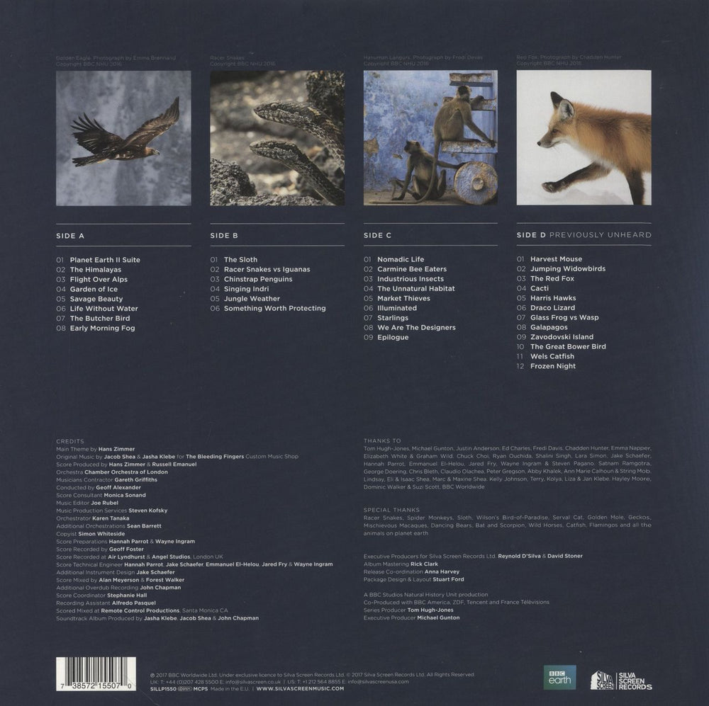 Hans Zimmer Planet Earth II UK 2-LP vinyl record set (Double LP Album) 738572155070