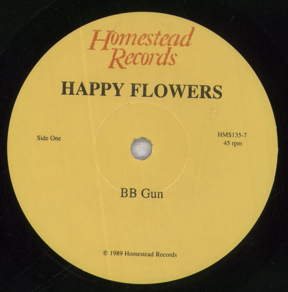 Happy Flowers BB Gun US 7" vinyl single (7 inch record / 45) 7IU07BB841223