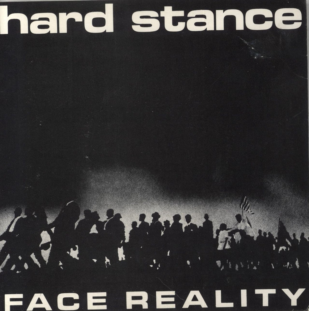Hard Stance Face Reality - 5th - Clear Vinyl US 7" vinyl single (7 inch record / 45) WS-1