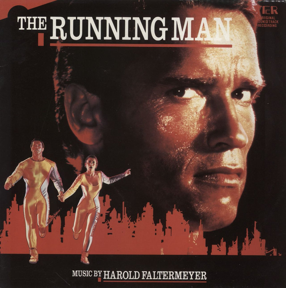 Harold Faltermeyer The Running Man - EX UK vinyl LP album (LP record) TER1158