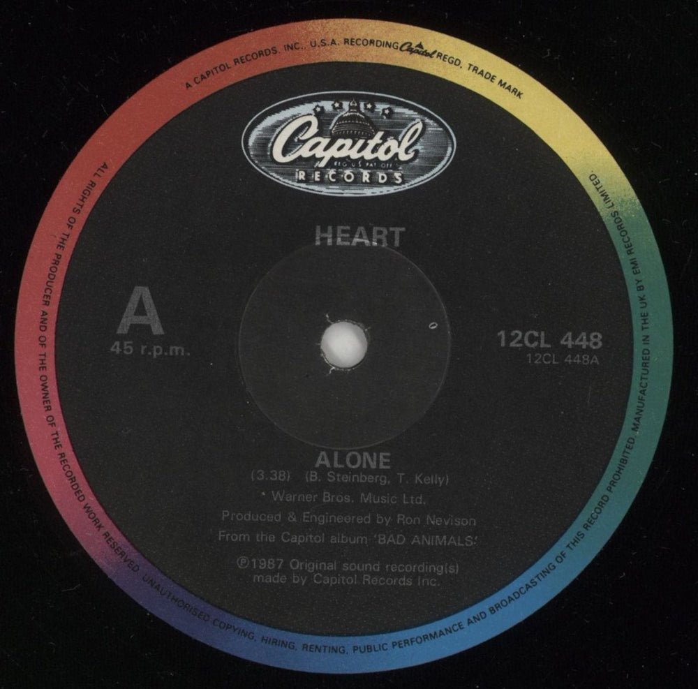 Heart Alone UK 12" vinyl single (12 inch record / Maxi-single) HEA12AL55248