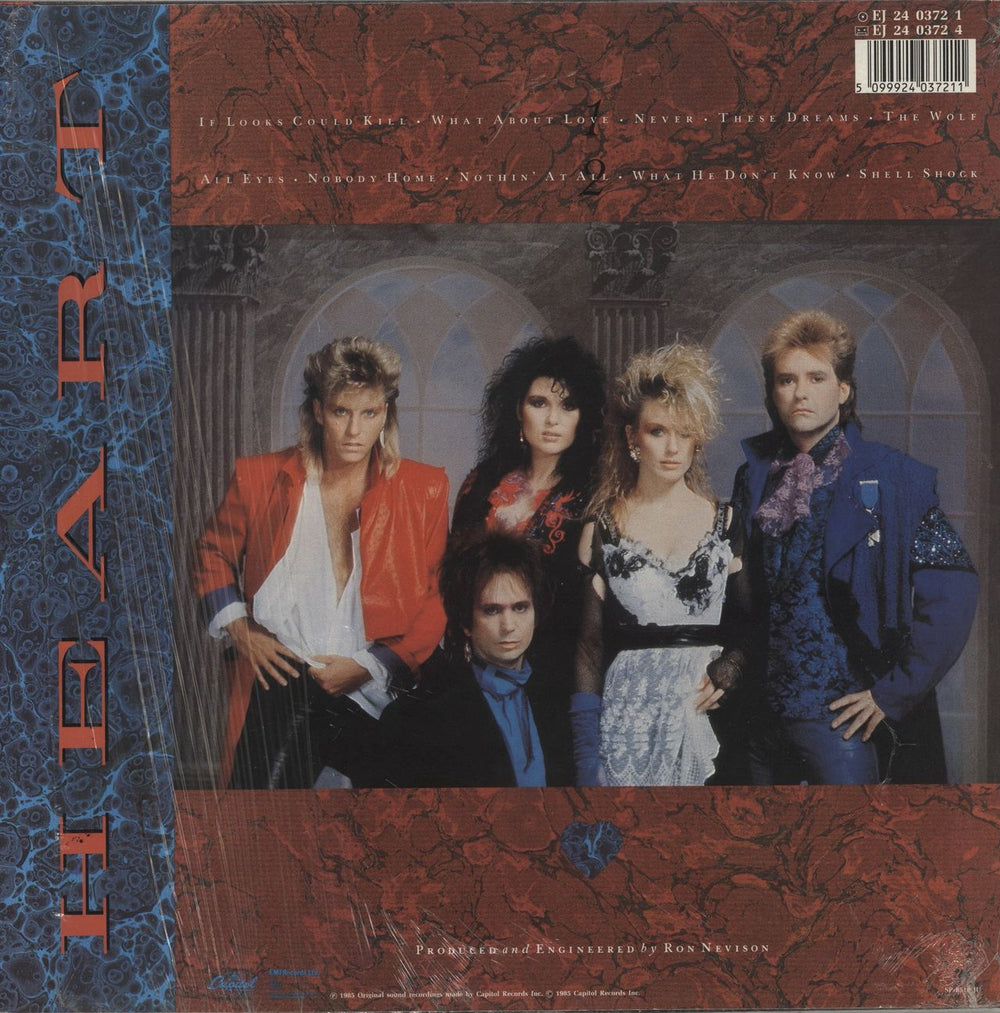 Heart Heart - Shrink UK vinyl LP album (LP record) 5099924037211