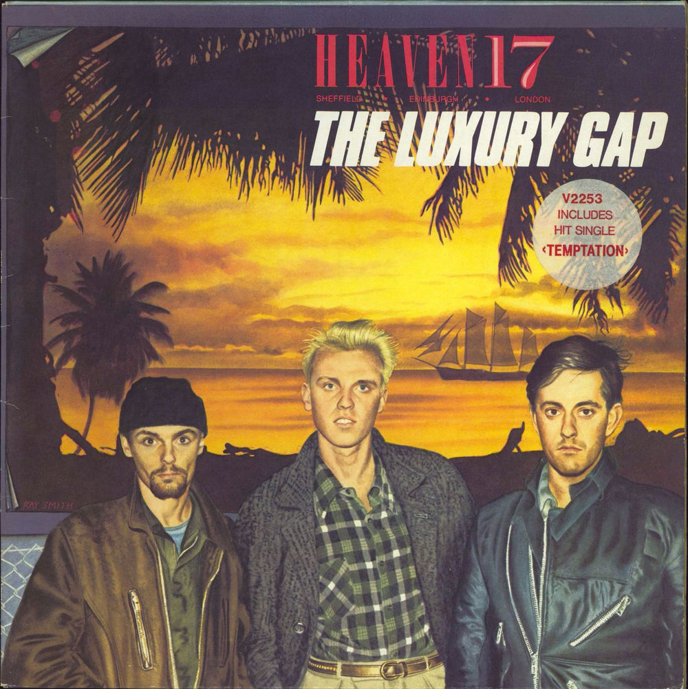 Heaven 17 The Luxury Gap + Hype Sticker UK vinyl LP album (LP record) V2253