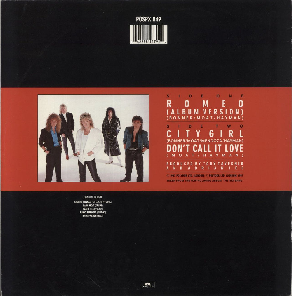 Heavy Pettin Romeo UK 12" vinyl single (12 inch record / Maxi-single) 042288567912