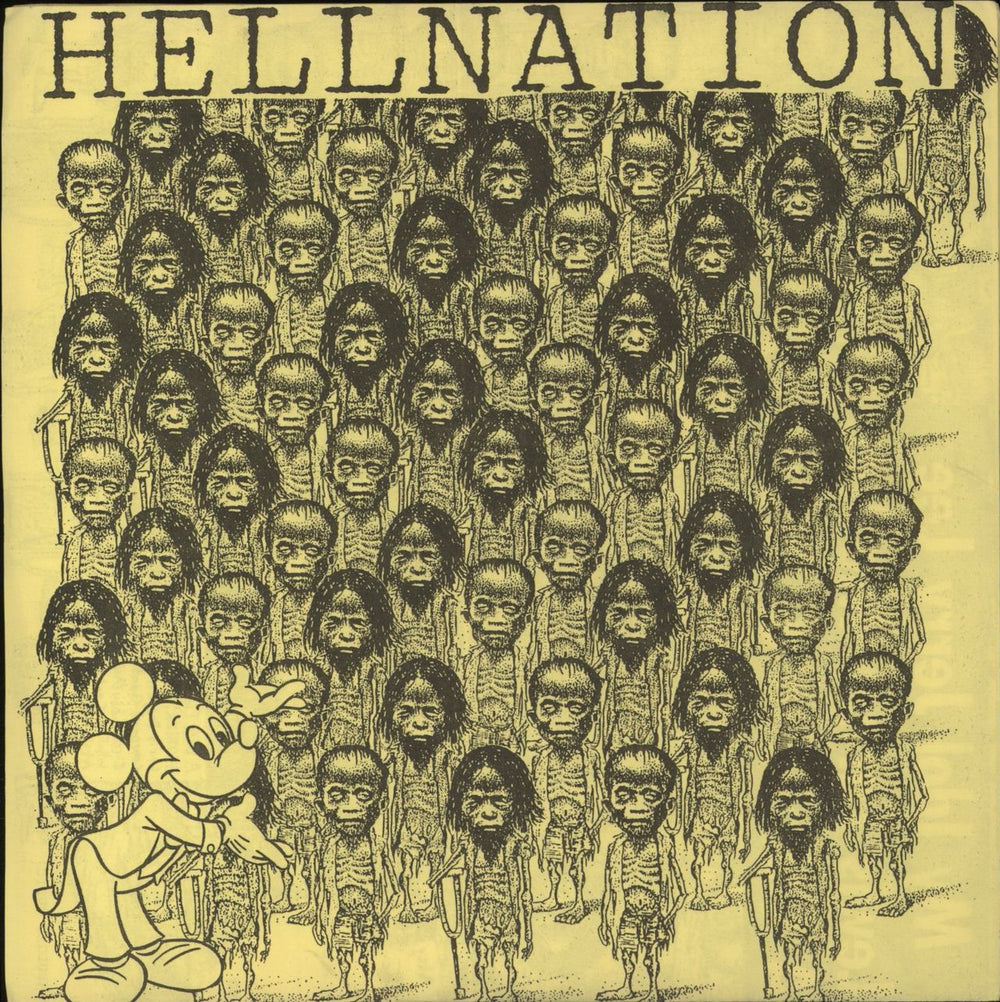 Hellnation Suppression US 7" vinyl single (7 inch record / 45) POLLUTE:004
