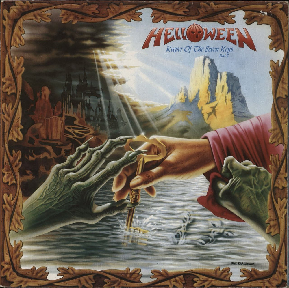 Helloween Keeper Of The Seven Keys - Part II - EX German vinyl LP album (LP record) N0117-1