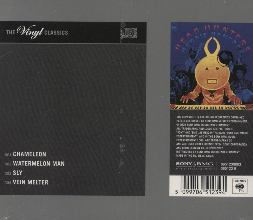 Herbie Hancock Head Hunters - Vinyl Classics Series - Sealed UK CD album (CDLP) 5099706512394