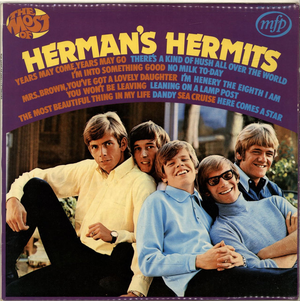 Herman's Hermits The Most Of Herman's Hermits UK vinyl LP album (LP record) MFP5216