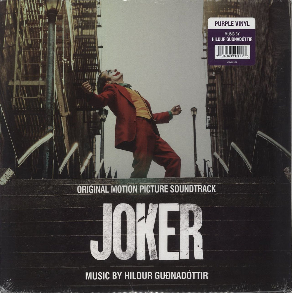 Hildur Gudnadottir Joker: Original Motion Picture Soundtrack - Purple Vinyl - Sealed US vinyl LP album (LP record) WTM40321