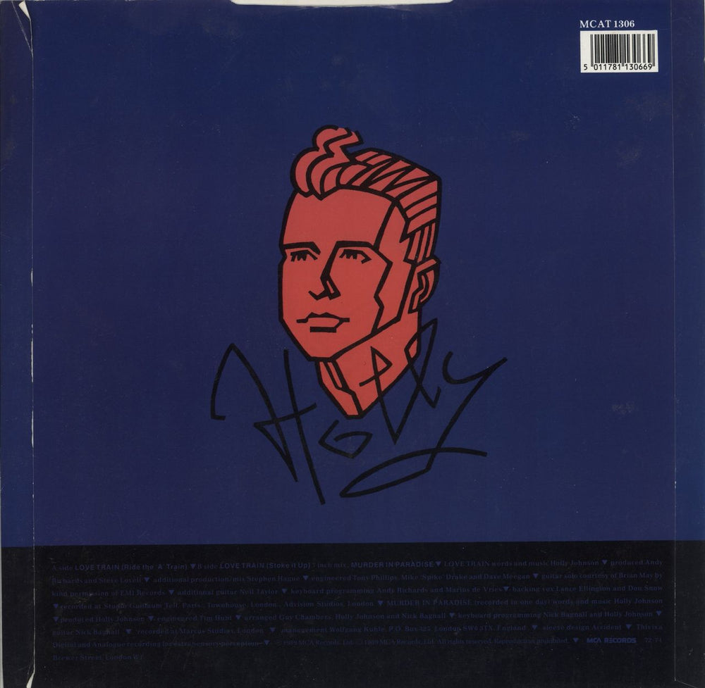 Holly Johnson Love Train UK 12" vinyl single (12 inch record / Maxi-single) 5011781130669