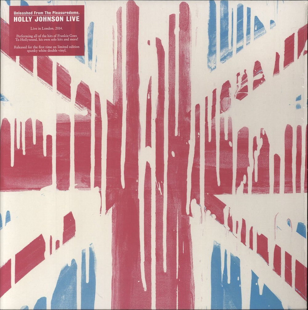 Holly Johnson Unleashed From The Pleasuredome - White Vinyl - Shrink UK 2-LP vinyl record set (Double LP Album) PLDV013