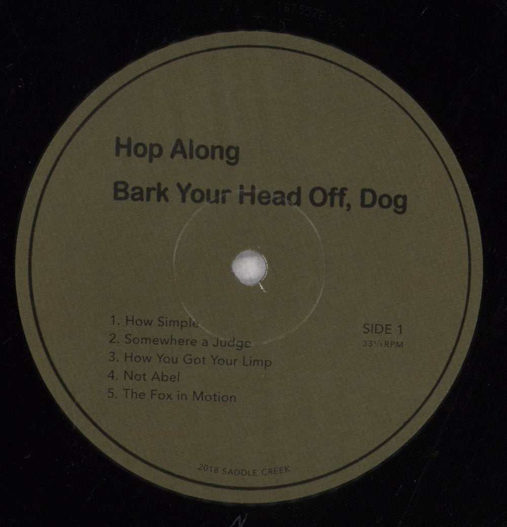 Hop Along Bark Your Head Off, Dog US vinyl LP album (LP record) 74ULPBA843656