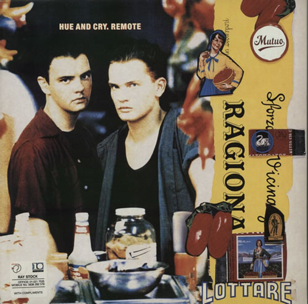 Hue & Cry Remote UK vinyl LP album (LP record) CIRCA6