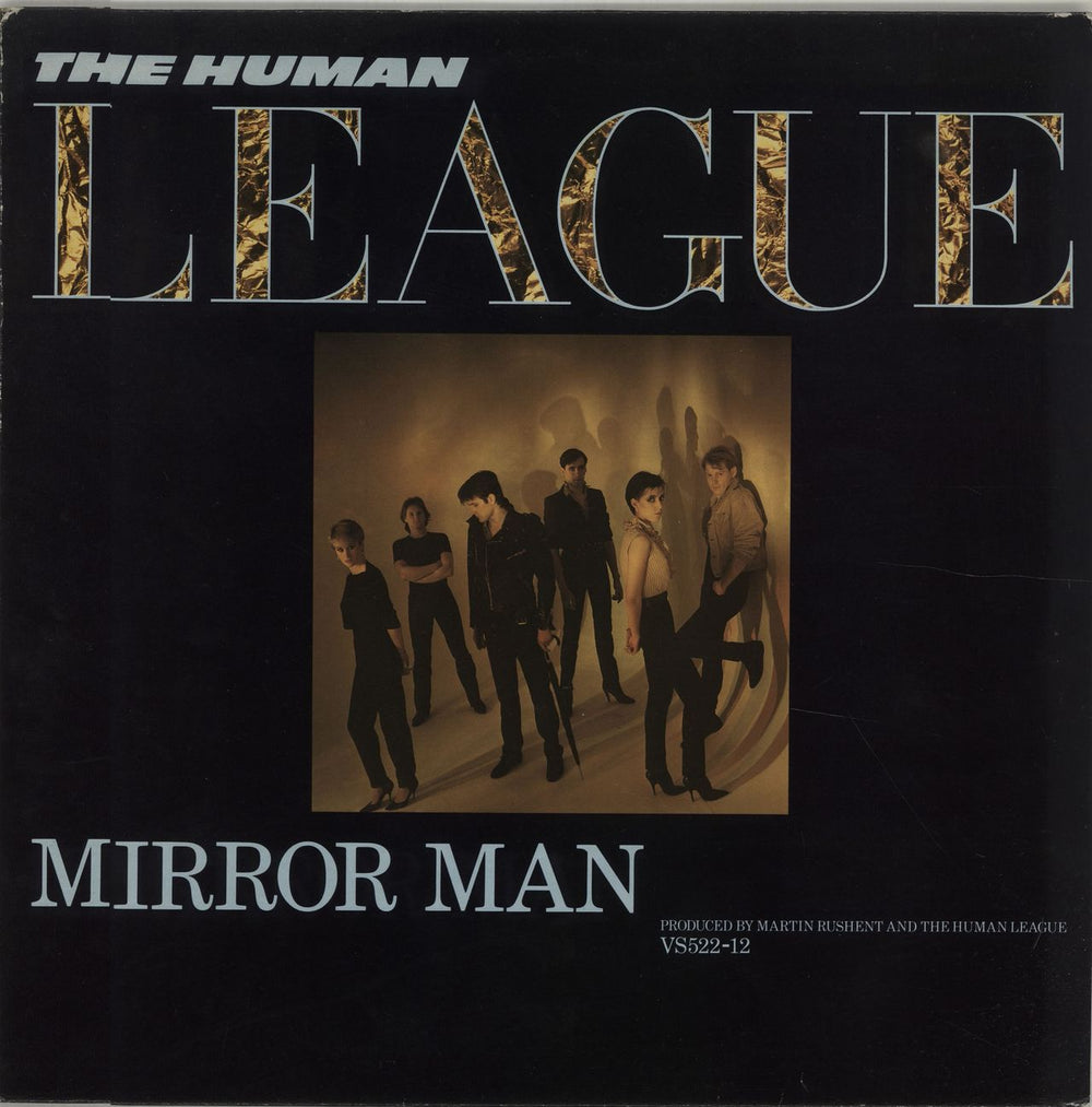 Human League Mirror Man UK 12" vinyl single (12 inch record / Maxi-single) VS522-12