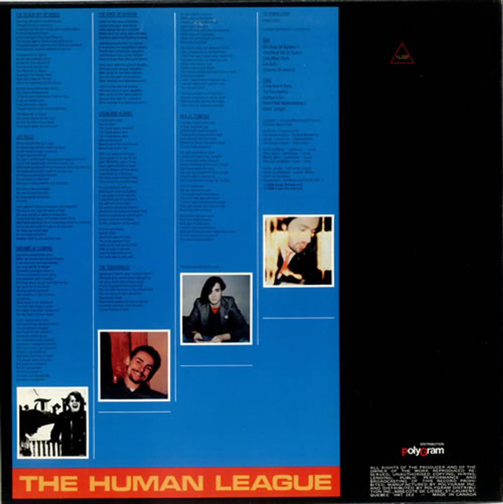 Human League Travelogue Canadian vinyl LP album (LP record) HUMLPTR143951