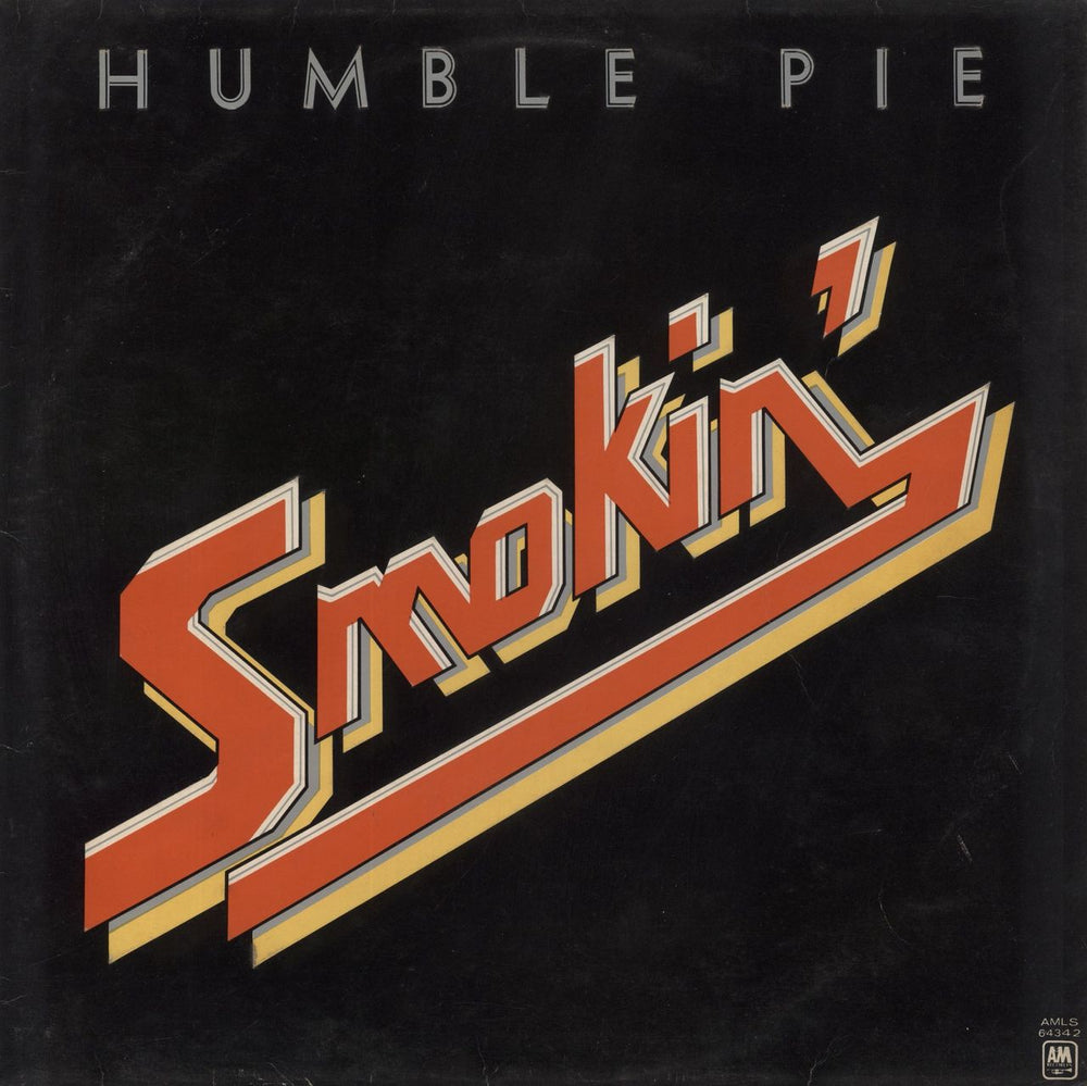 Humble Pie Smokin' - 1st - VG - Red Vinyl UK vinyl LP album (LP record) AMLS64342