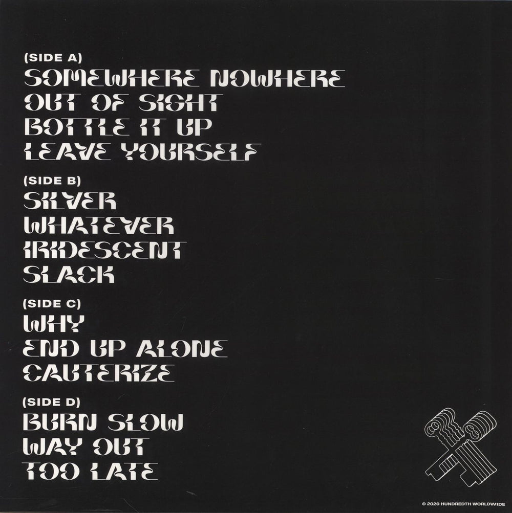 Hundredth Somewhere Nowhere - Yellow Vinyl US 2-LP vinyl record set (Double LP Album)