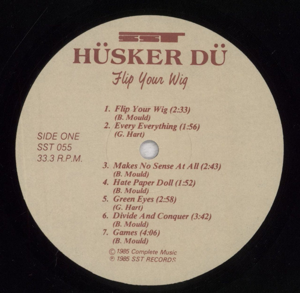 Husker Du Flip Your Wig - EX UK vinyl LP album (LP record) HDULPFL226244