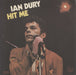 Ian Dury Hit Me Italian 7" vinyl single (7 inch record / 45) STIF103