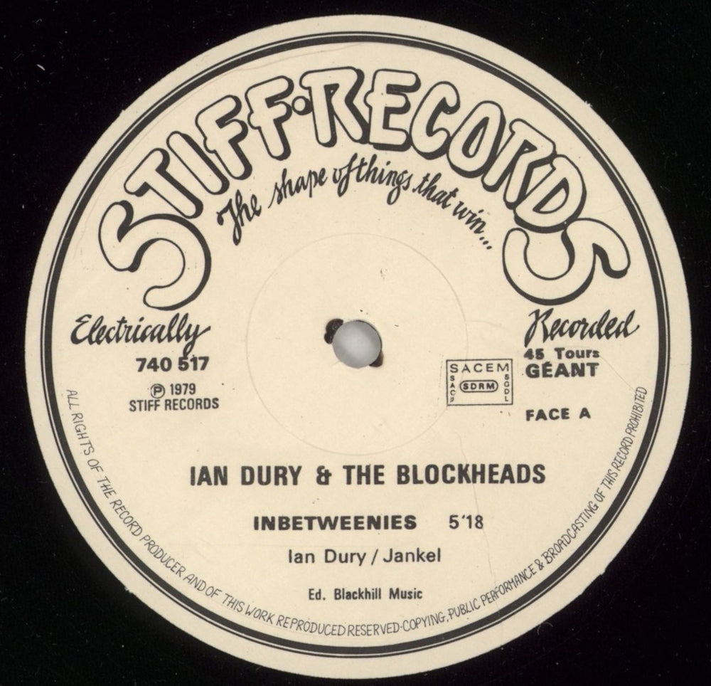 Ian Dury Inbetweenies French 12" vinyl single (12 inch record / Maxi-single) IND12IN117345