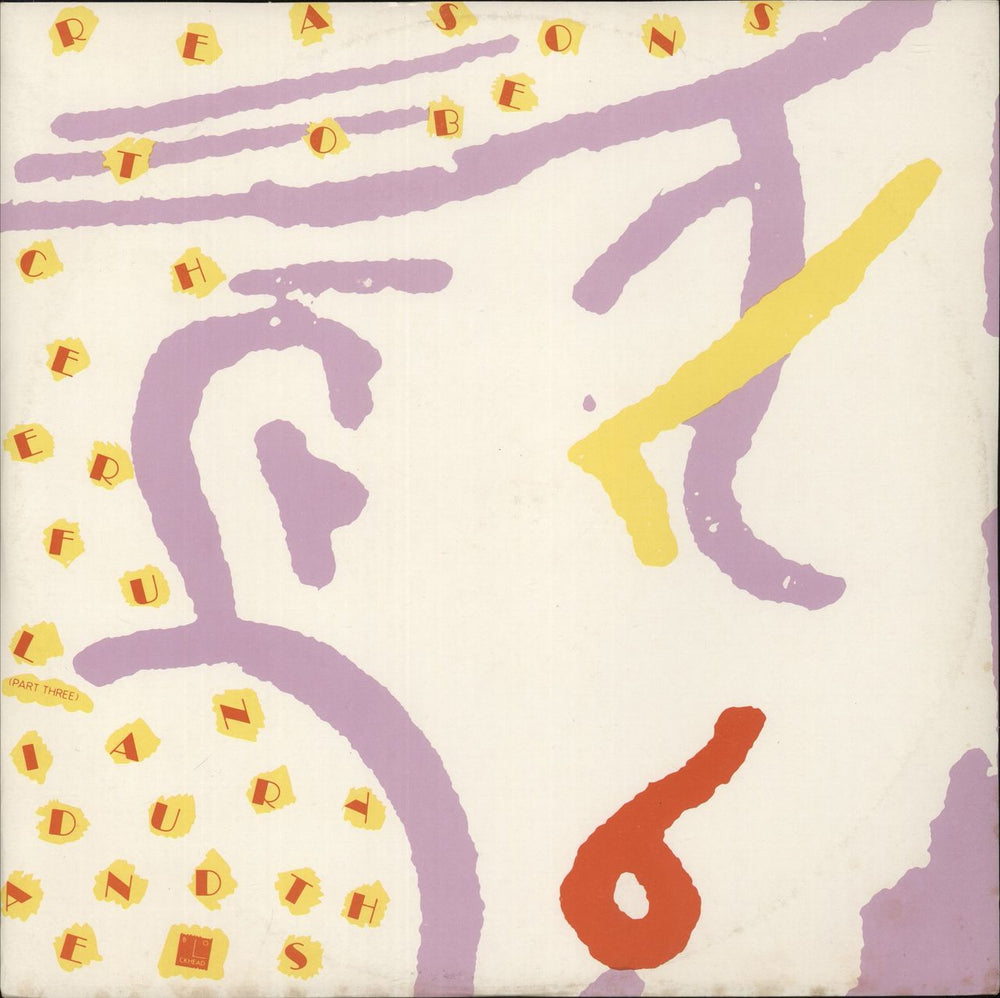 Ian Dury Reasons To Be Cheerful - Plug Copy UK Promo 12" vinyl single (12 inch record / Maxi-single) 12BUY50