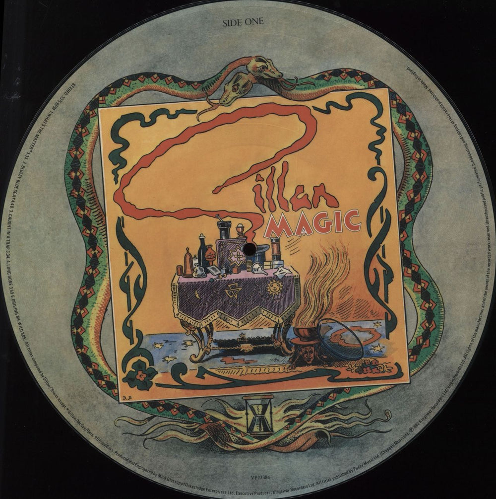 Ian Gillan Magic + Die-Cut Sleeve UK picture disc LP (vinyl picture disc album) GILPDMA546794