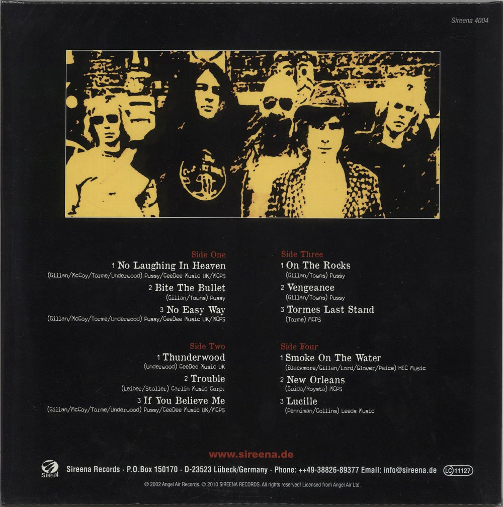 Ian Gillan On The Rocks - 180gm Vinyl German 2-LP vinyl record set (Double LP Album)