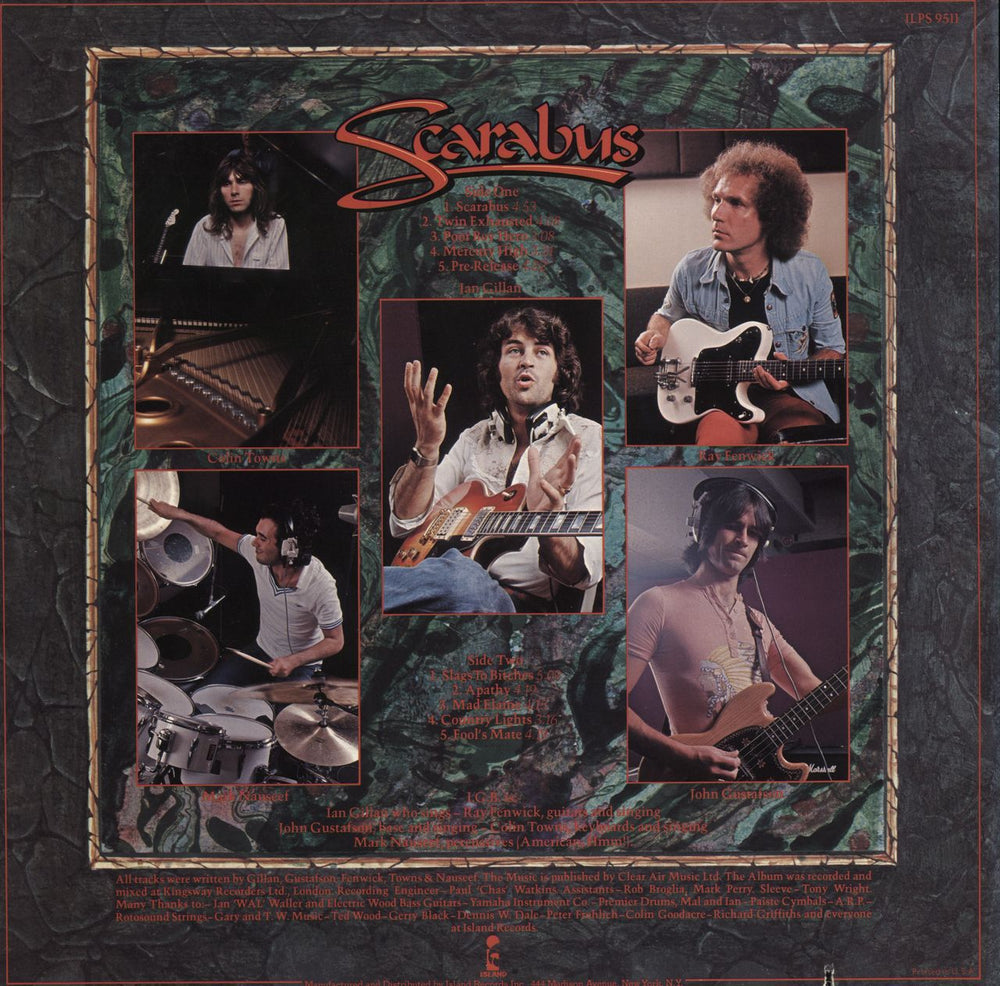 Ian Gillan Scarabus US vinyl LP album (LP record)