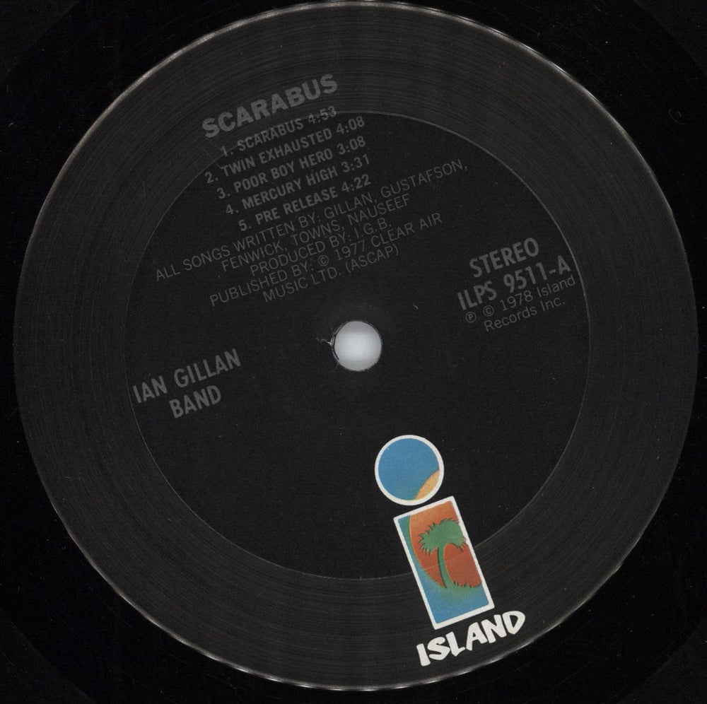 Ian Gillan Scarabus US vinyl LP album (LP record) GILLPSC782343