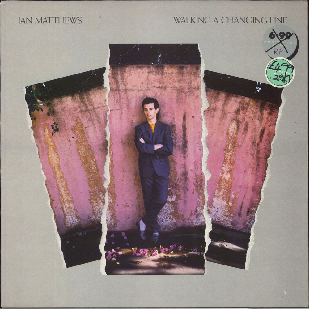 Ian Matthews Walking A Changing Line - EX UK vinyl LP album (LP record) 371070-1