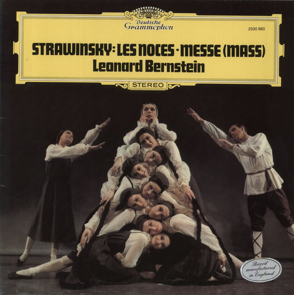 Igor Stravinsky Les Noces / Messe (Mass) German vinyl LP album (LP record) 2530880