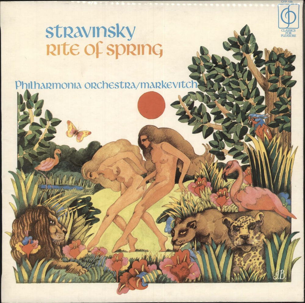 Igor Stravinsky Rite Of Spring UK vinyl LP album (LP record) CFP129