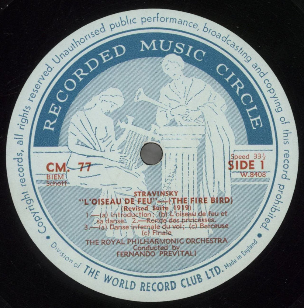 Igor Stravinsky Stravinsky: The Firebird Suite; Feux D'Artifice (Fireworks); Bartok: The Miraculous Mandarin Suite UK vinyl LP album (LP record) S0ULPST857349