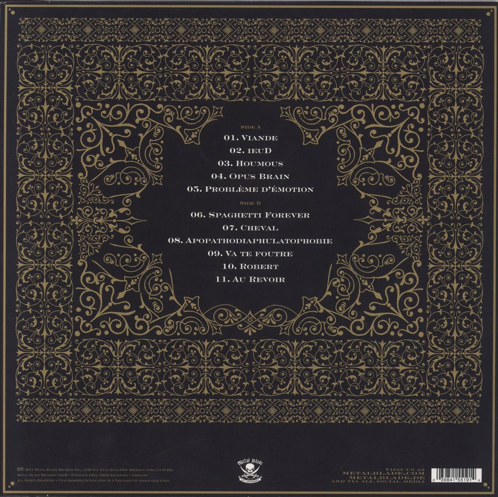 Igorrr Savage Sinusoid - Olive/Black Marbled - EX US vinyl LP album (LP record) 039841551914