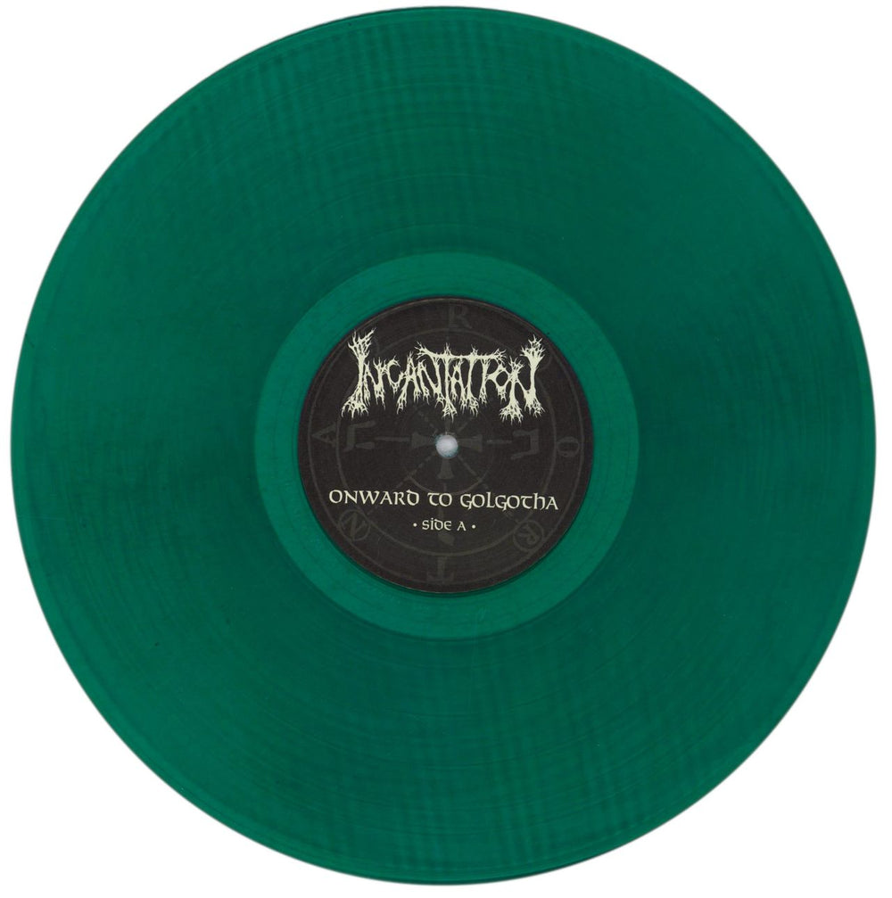 Incantation (Metal) Onward To Golgotha - Green Vinyl US vinyl LP album (LP record) Q6FLPON839943