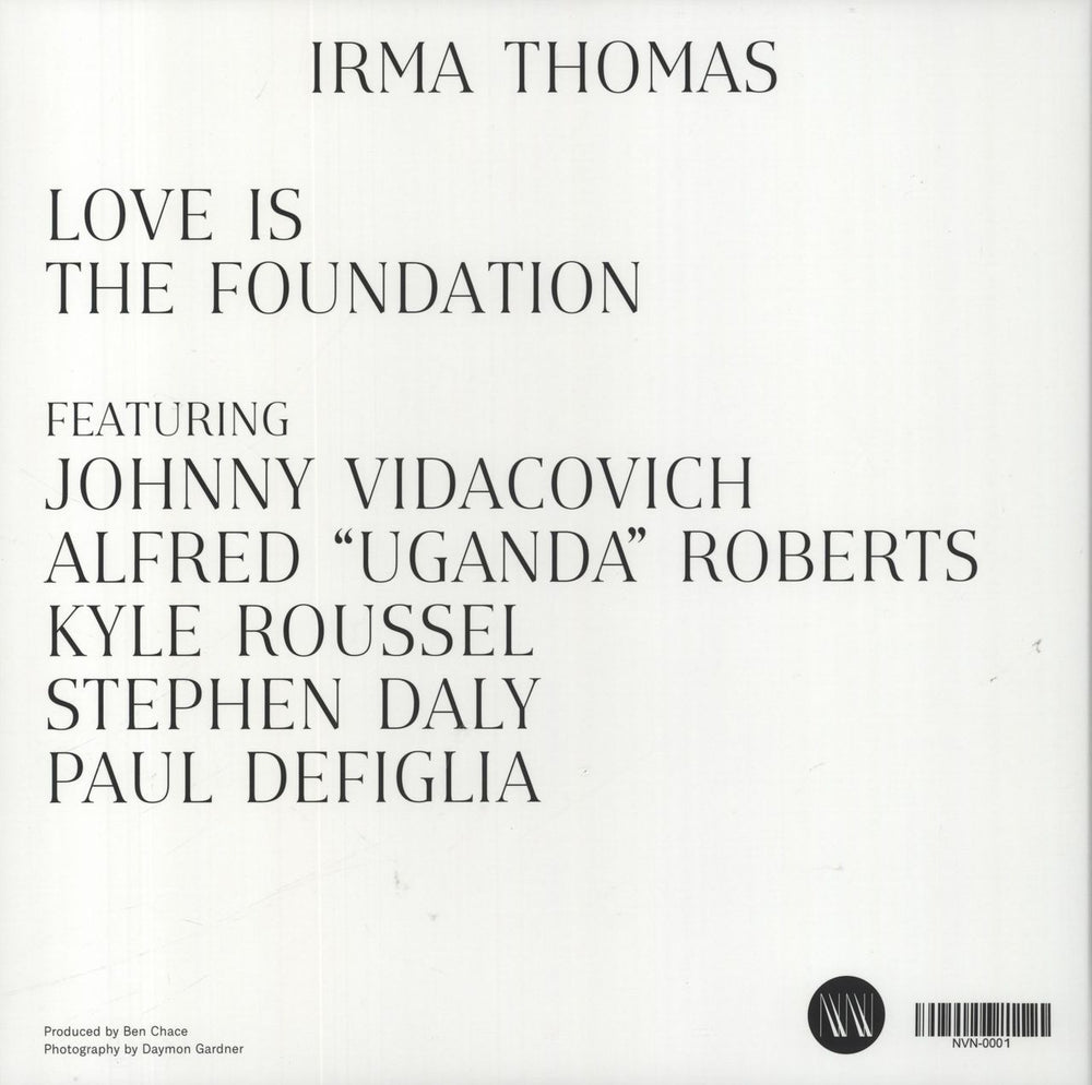 Irma Thomas Love Is The Foundation French vinyl LP album (LP record)