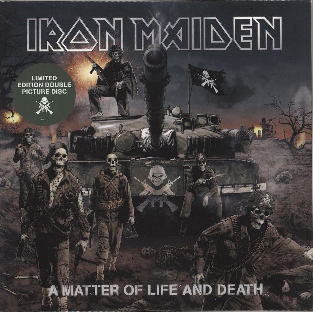 Iron Maiden A Matter Of Life And Death - Sealed UK picture disc LP (vinyl picture disc album) 3723211